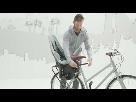 THULE Yepp 2 Maxi Fahrradkindersitz Gepäckträger Aegean Blue